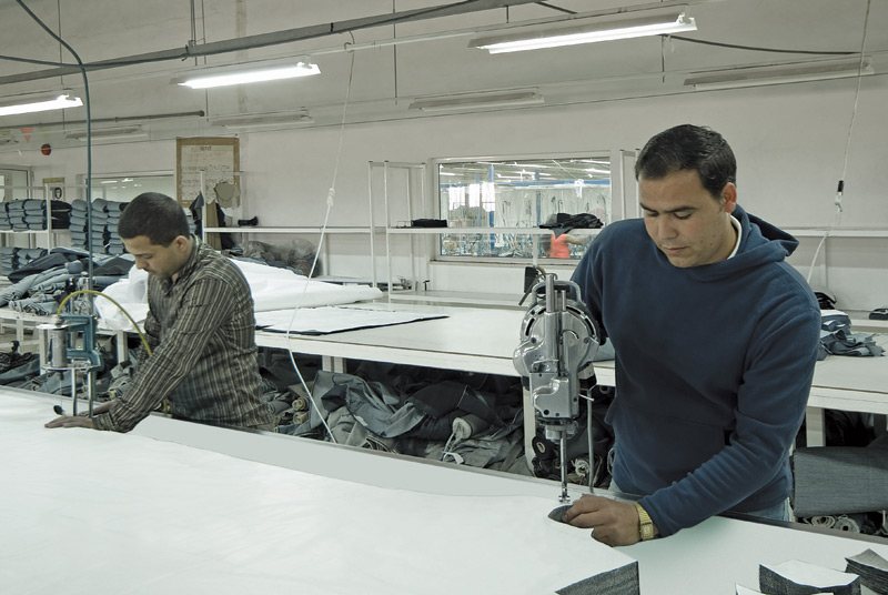 Garment production floor